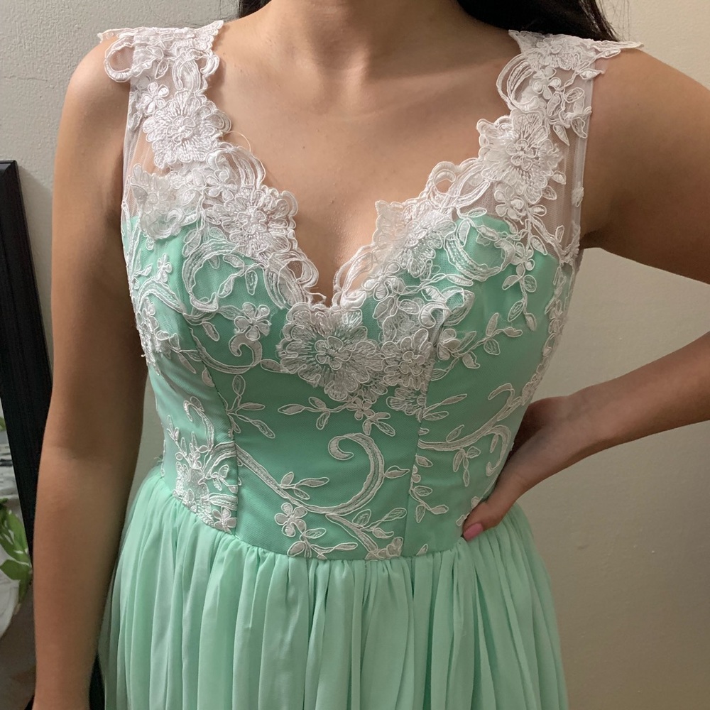 Mint Green Prom Dress - Gem